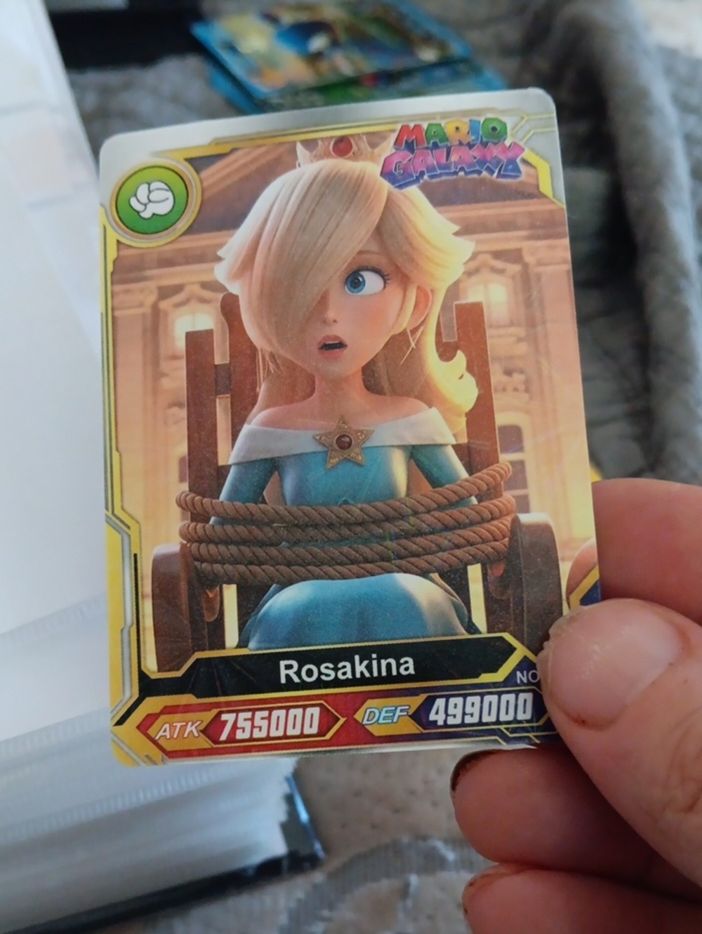 Nintendo Rosakina Trading Card - Blue, Gold